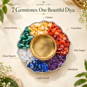 Seven Chakra Crystal Diya