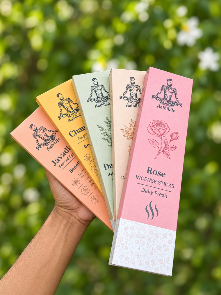 Aathi Life Premium lncense Sticks (pack of 5)