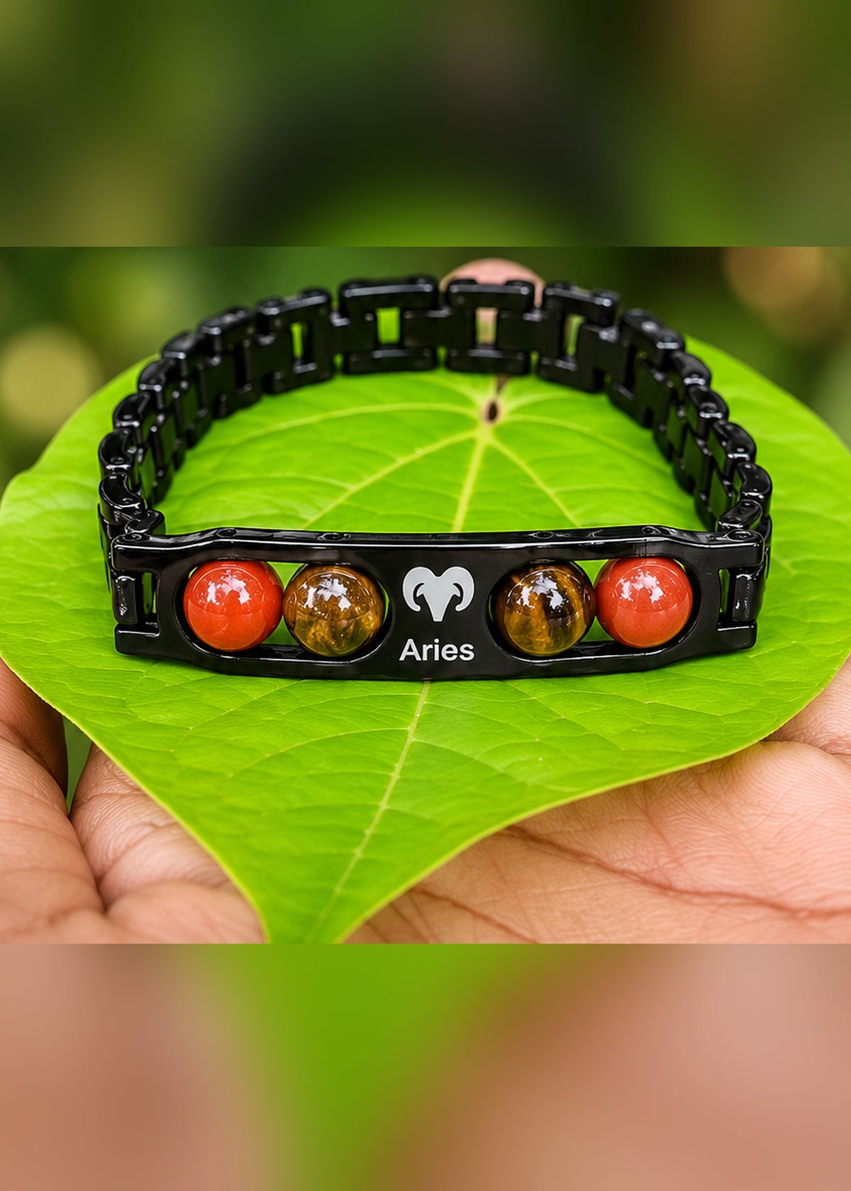 Aries Zodiac Metal Bracelet