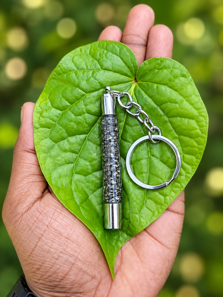 Pyrite Keychain