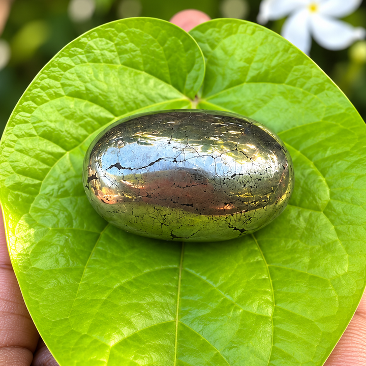 Pyrite Oval Stone