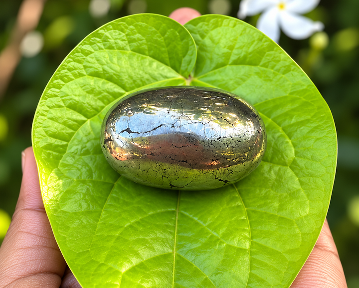 Pyrite Oval Stone