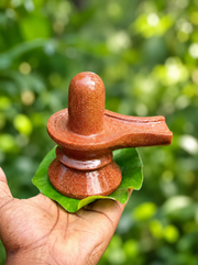 Sunstone Shivalinga (850gram)-5inch