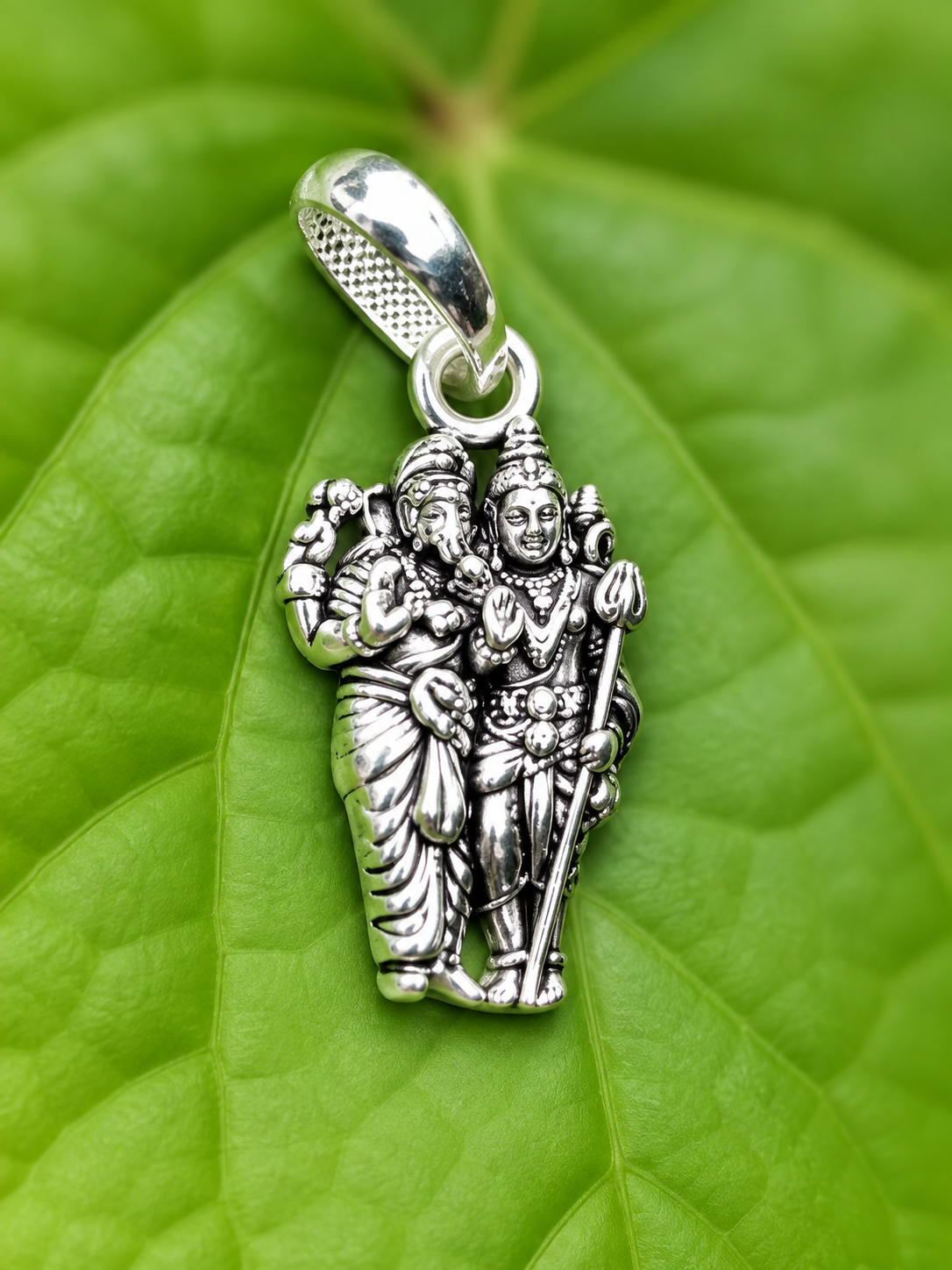 Murugan with Ganesh Silver (925) Dollar