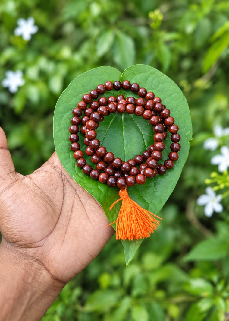 Red Sandalwood Mala 8mm
