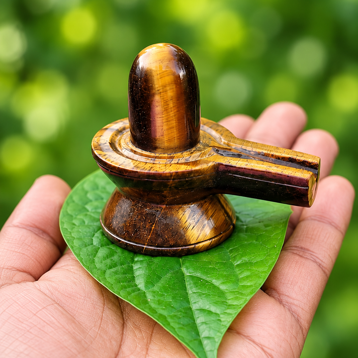 Tiger Eye Shivalingam