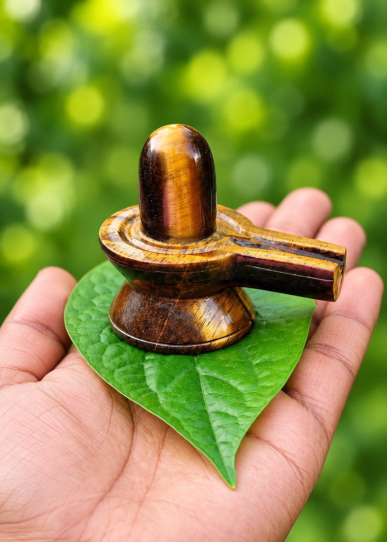 Tiger Eye Shivalingam
