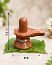Sunstone Shivalinga (850gram)-5inch