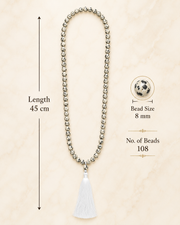 Dalmatian Gemstone Mala 108 Pearls