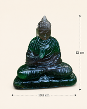 Fluorite Buddha Statue-745gram(5inch)