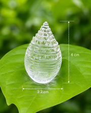 Spatika Shri Yantra Linga Stone