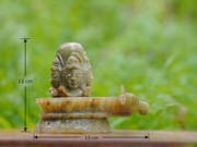 Cats Eye Panchamukhi Shivalinga statue-1.5kg