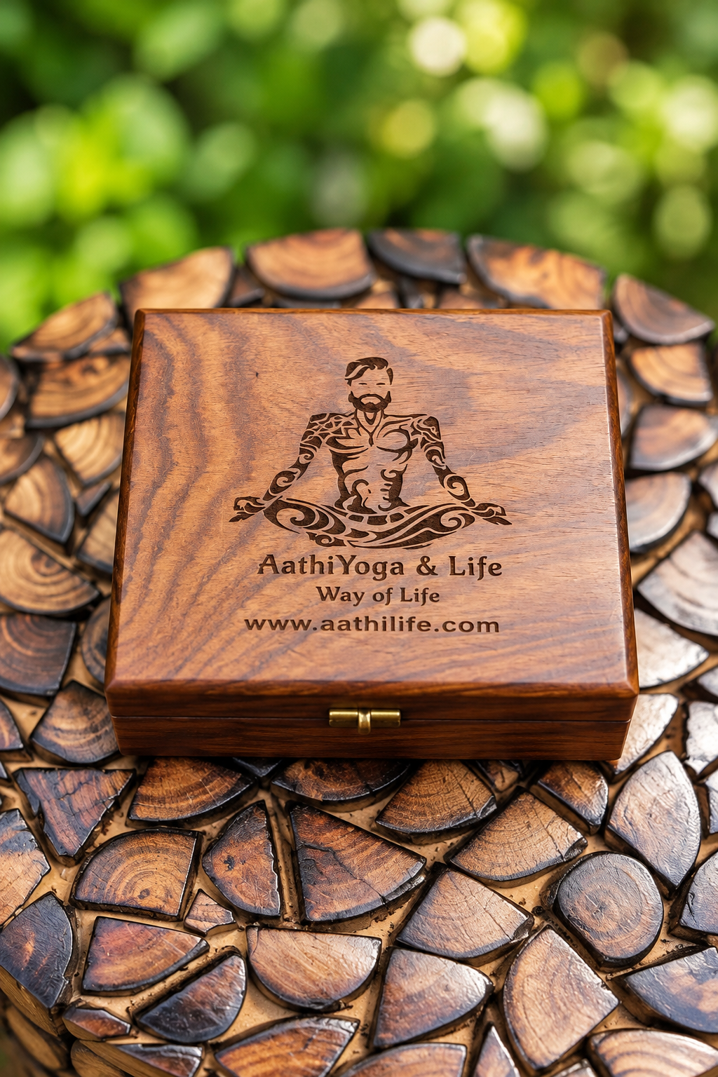 Aathilife Treasure Wooden Storage Box