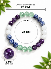 Education Gemstone Bracelet -8mm