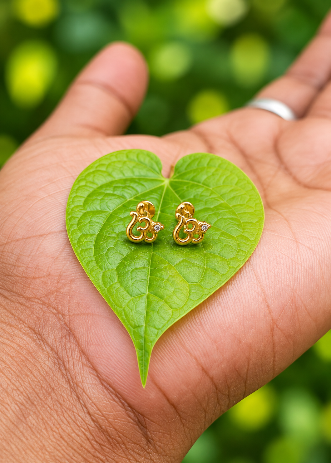 Om Panchaloha(impon) Earrings