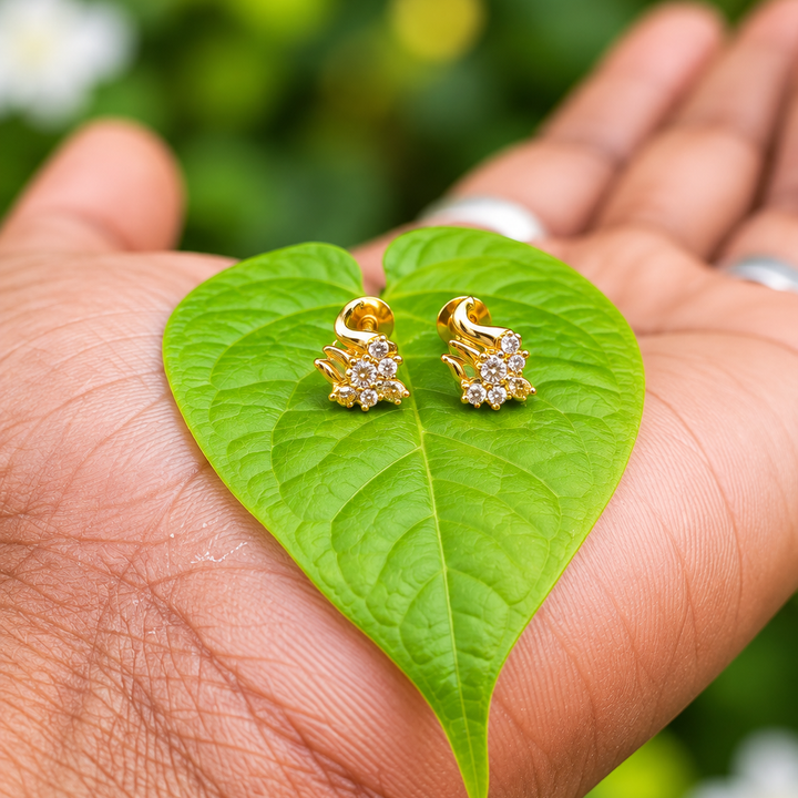 Trishul Panchaloha(impon) Earrings