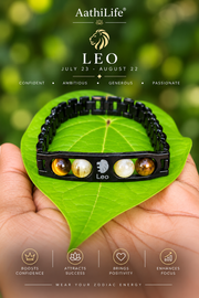 Leo Zodiac Metal Bracelet