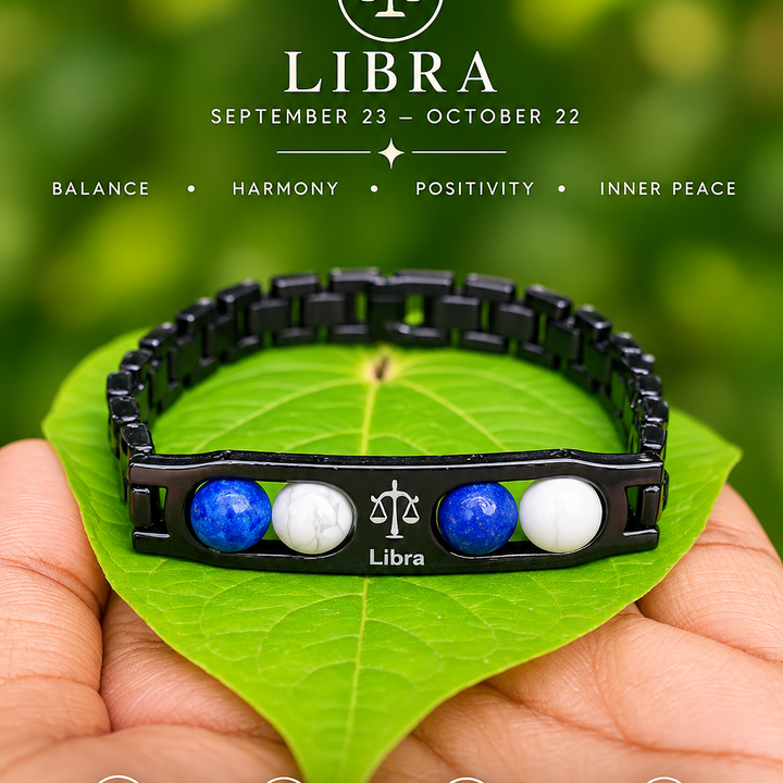 Libra Zodiac Metal Bracelet