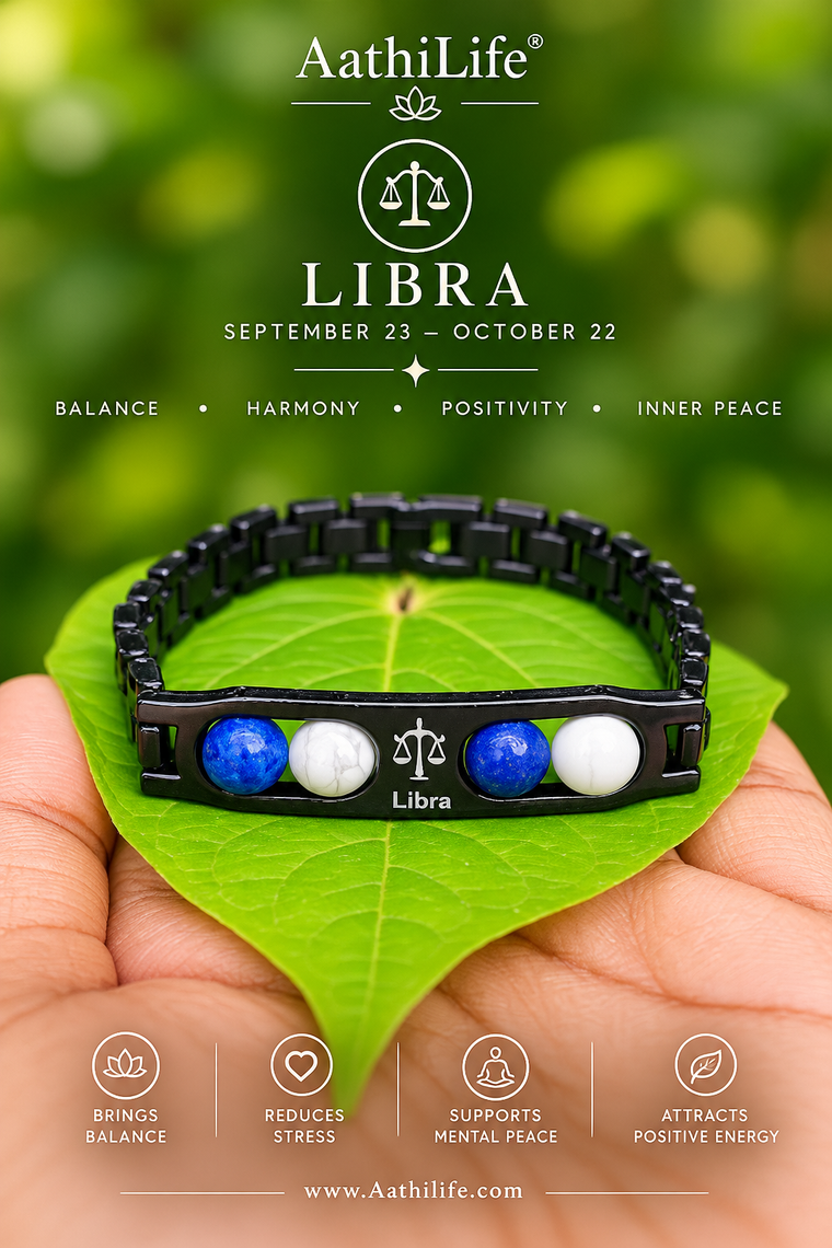 Libra Zodiac Metal Bracelet