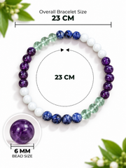 Education Gemstone Bracelet -6mm