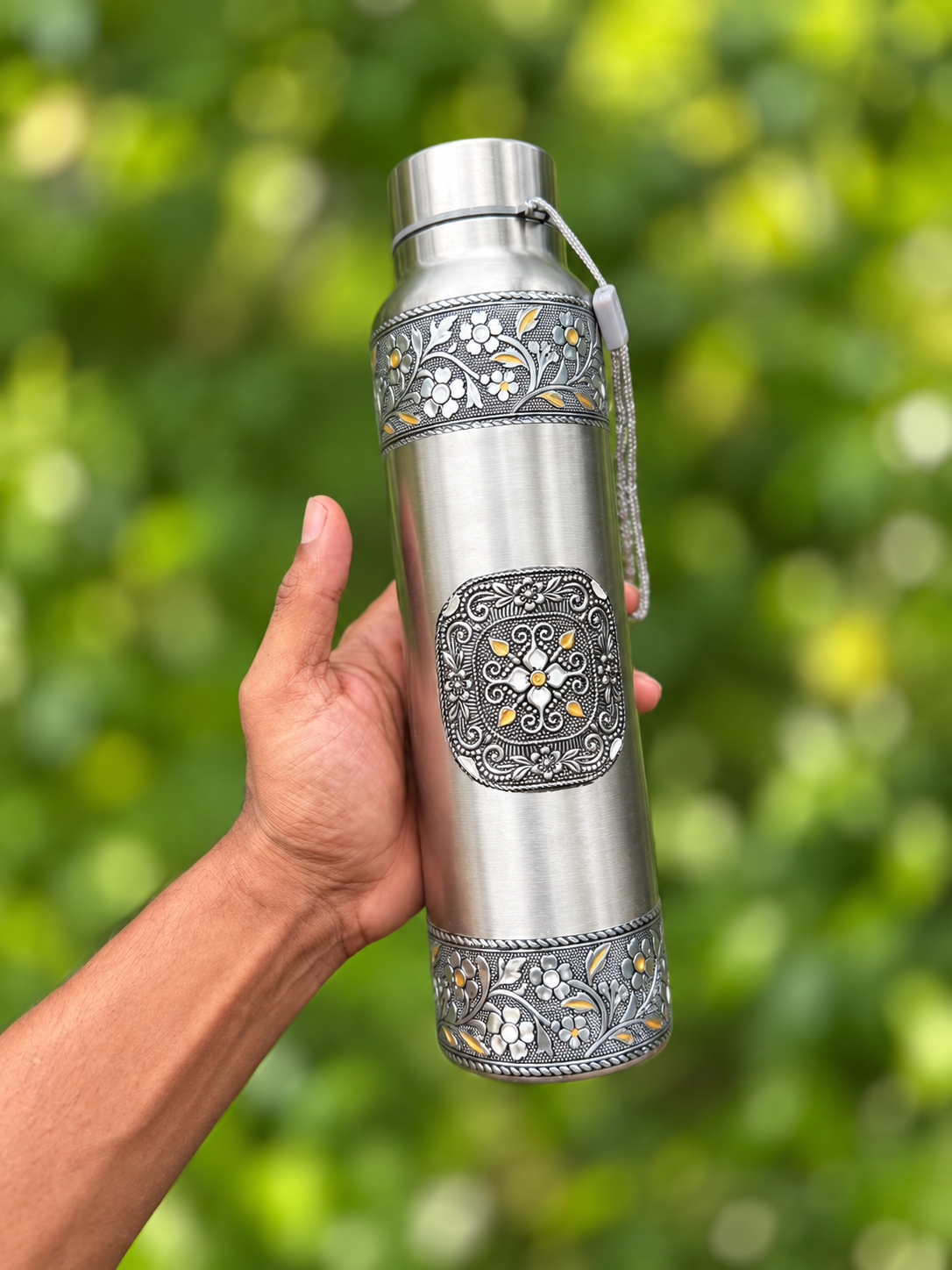 Stain Less Steel  Design Flask