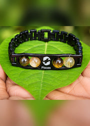 Pisces Zodiac Metal Bracelet