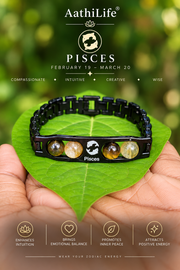 Pisces Zodiac Metal Bracelet