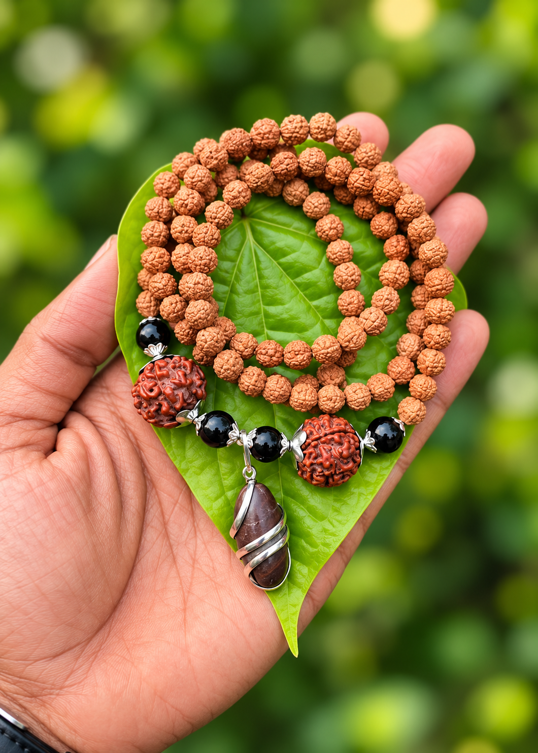 Rudraksha Narmadeshwar Mala