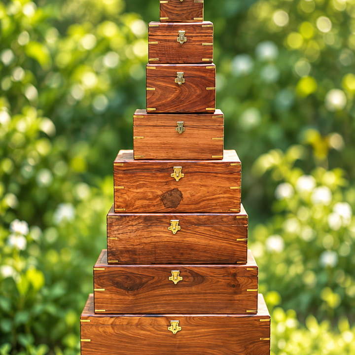 Aathilife Treasure Wooden Storage Box