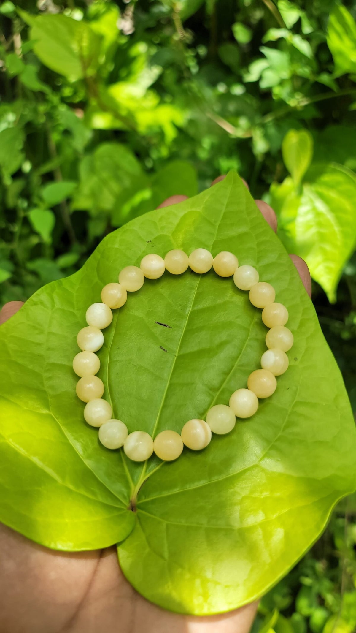 Yellow calcite Bracelet