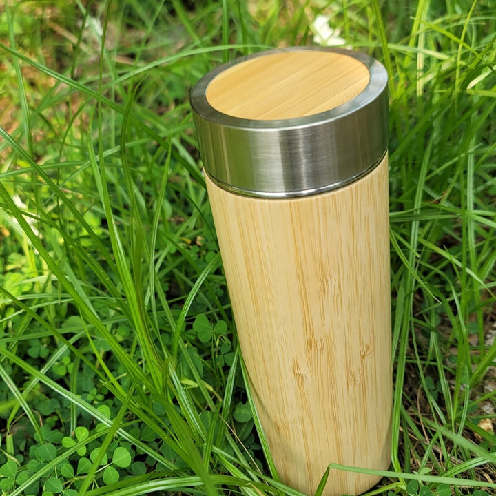 Water bottle Bamboo with Filter (450 ml)
