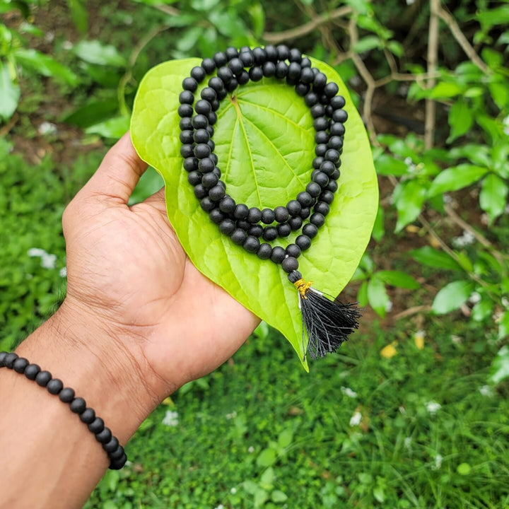 Karungali Mala – 6mm 108 Pearls with Black thread