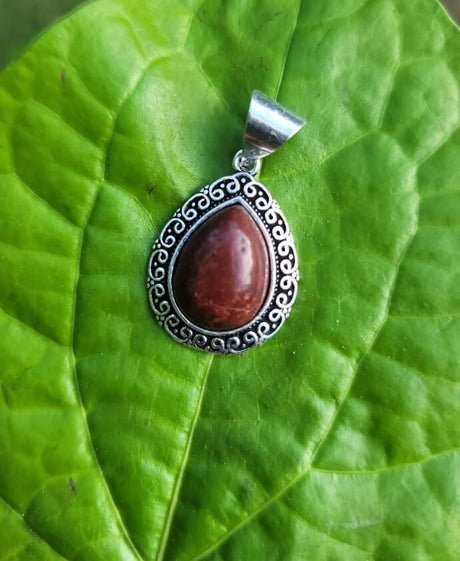 Red Jasper Gem Pendent