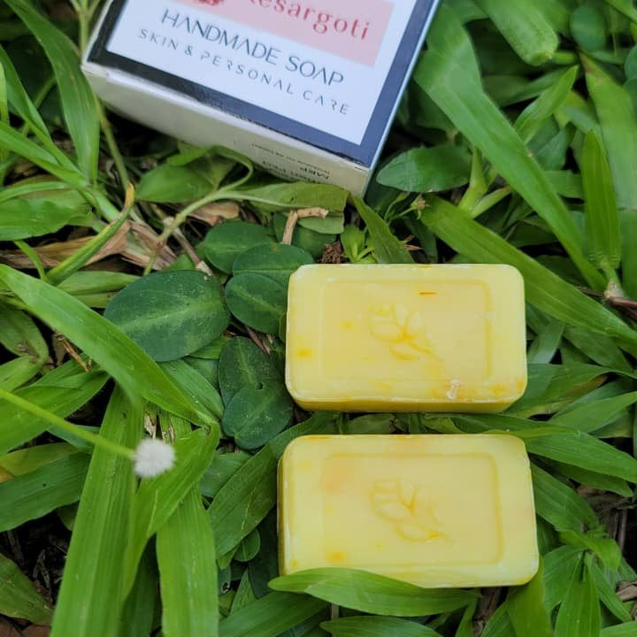 Kesargoti Handmade Soap (pack of 2 ,60 gram)