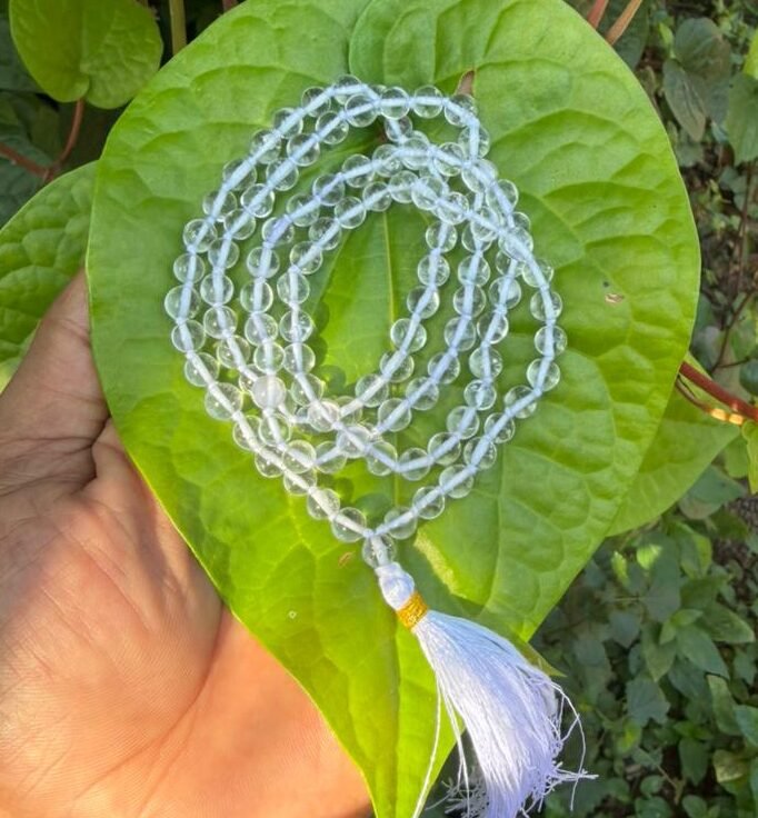Spatika Mala with Knot 108 beads – 6mm