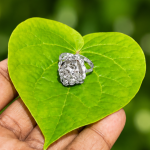 Raw Pyrite Gem Ring