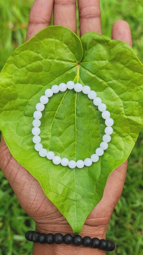 White Jade Bracelet - Image 2