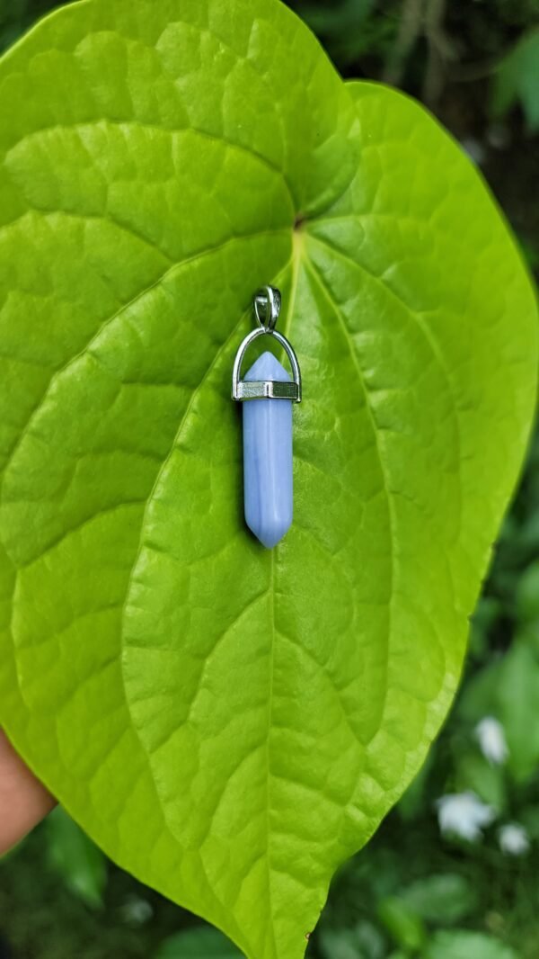 Blue Lace Gem Pendant