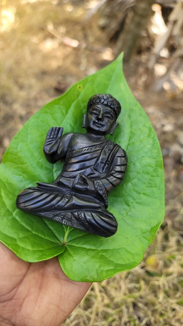 Karungali Buddha Statue 4"