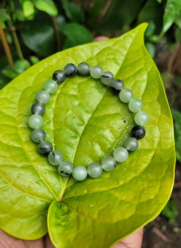 Prehnite Gemstone Bracelet - 8mm