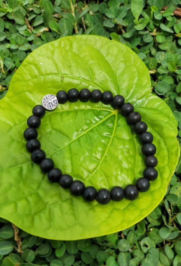 Karungali Bracelet with Tree symbol - 8mm