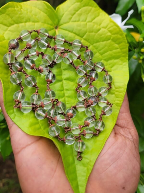 Spatika Mala Copper Cap