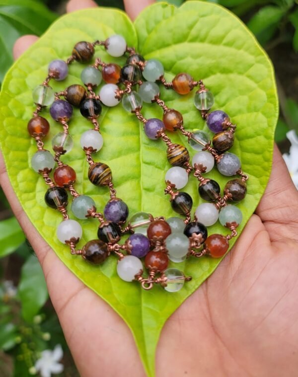 Seven Chakra Copper Mala
