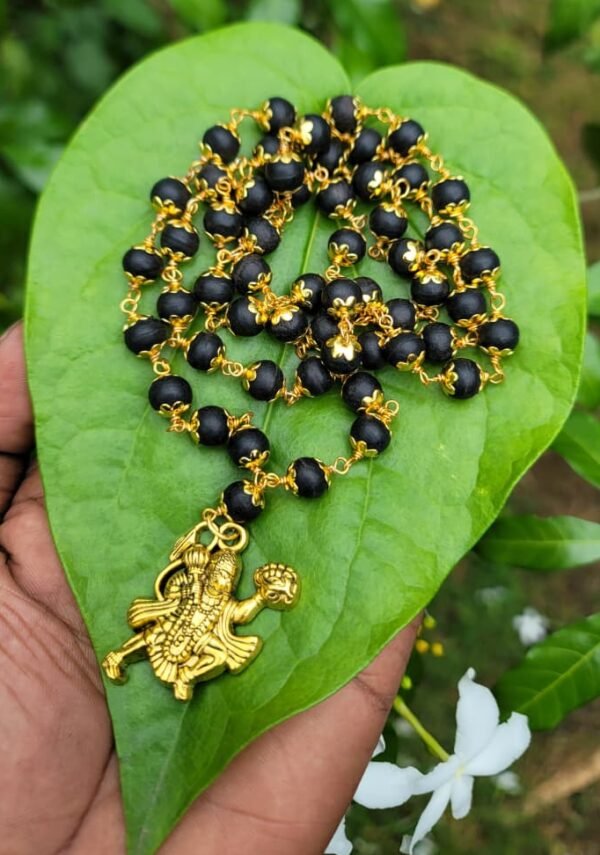 Karungali mala 8mm with Hanuman Sanjeevani Dollar