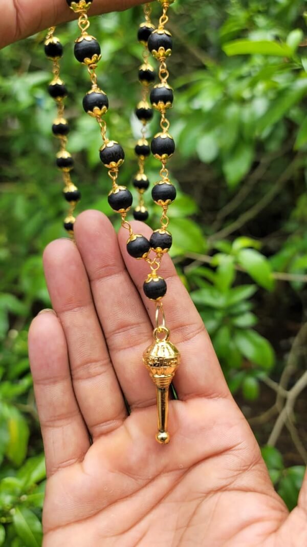 Karungali mala 8mm with Hanuman Gada Dollar