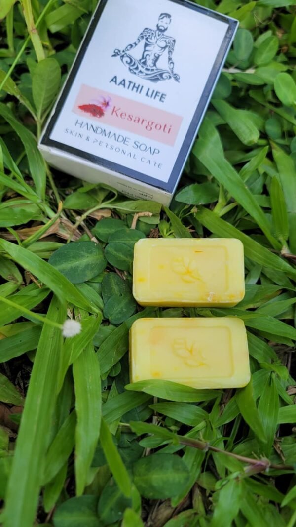 Kesargoti Handmade Soap (pack off 2 ,60 gram)