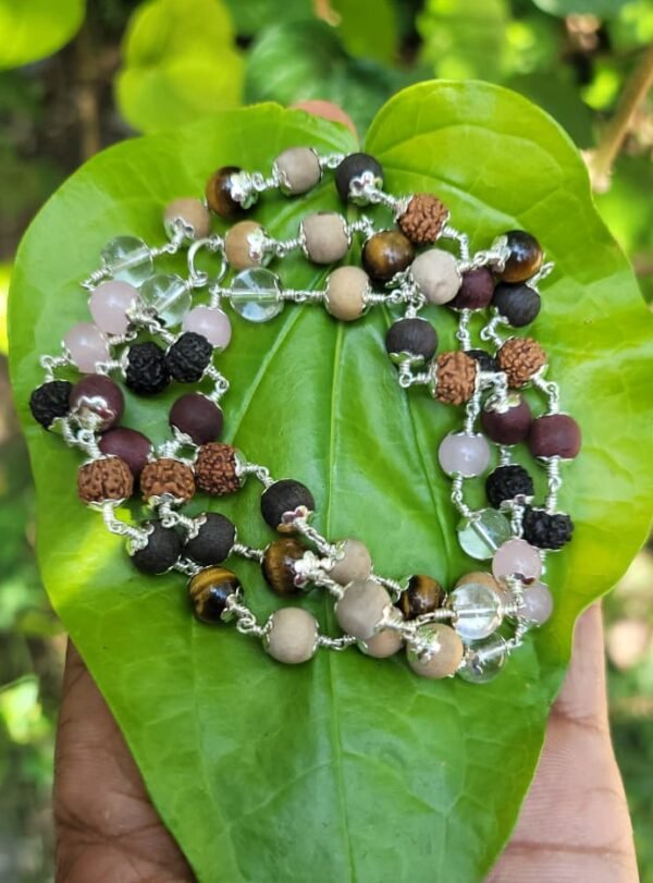 Navamani Silver(925) Mala – 8mm