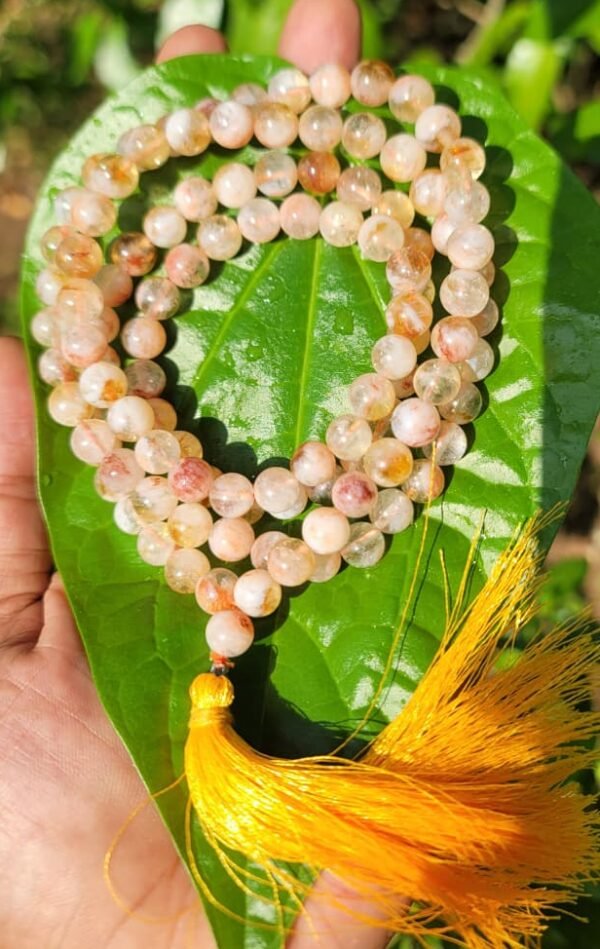 Citrine Gemstone Mala 108 Pearls