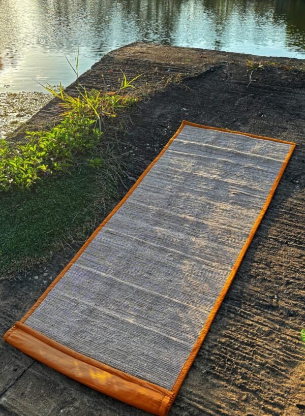Vetiver Yoga Mat 2 X 6 One Side Cloth