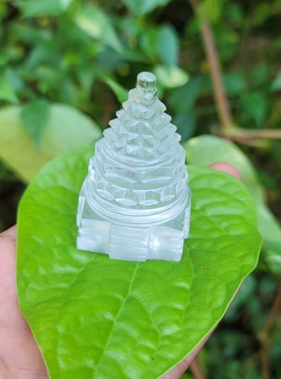 Spatika (Crystal Quartz) Sri Yantra 75 Gram